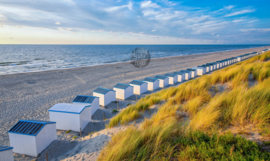 Strandhuisjes - Muurcirkel