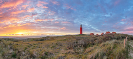 Vuurtoren van Texel, ringen in de hoeken.