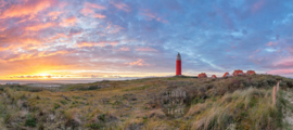 Vuurtoren van Texel, ringen in de hoeken.