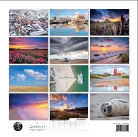 Texel kalender 2026, vierkant 31x31cm, fotograaf Justin Sinner
