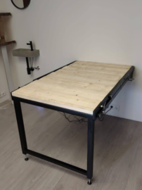 DECOREX® Inklaptafel met eikenplanken