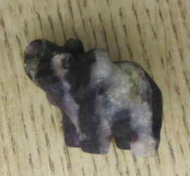 Olifant Amethist (#326)