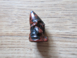 Kabouter Mahonie obsidiaan (#380)