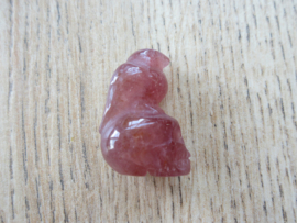 Raaf op schedel Aardbeienkwarts (#204)