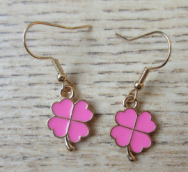 Klavertje vier roze