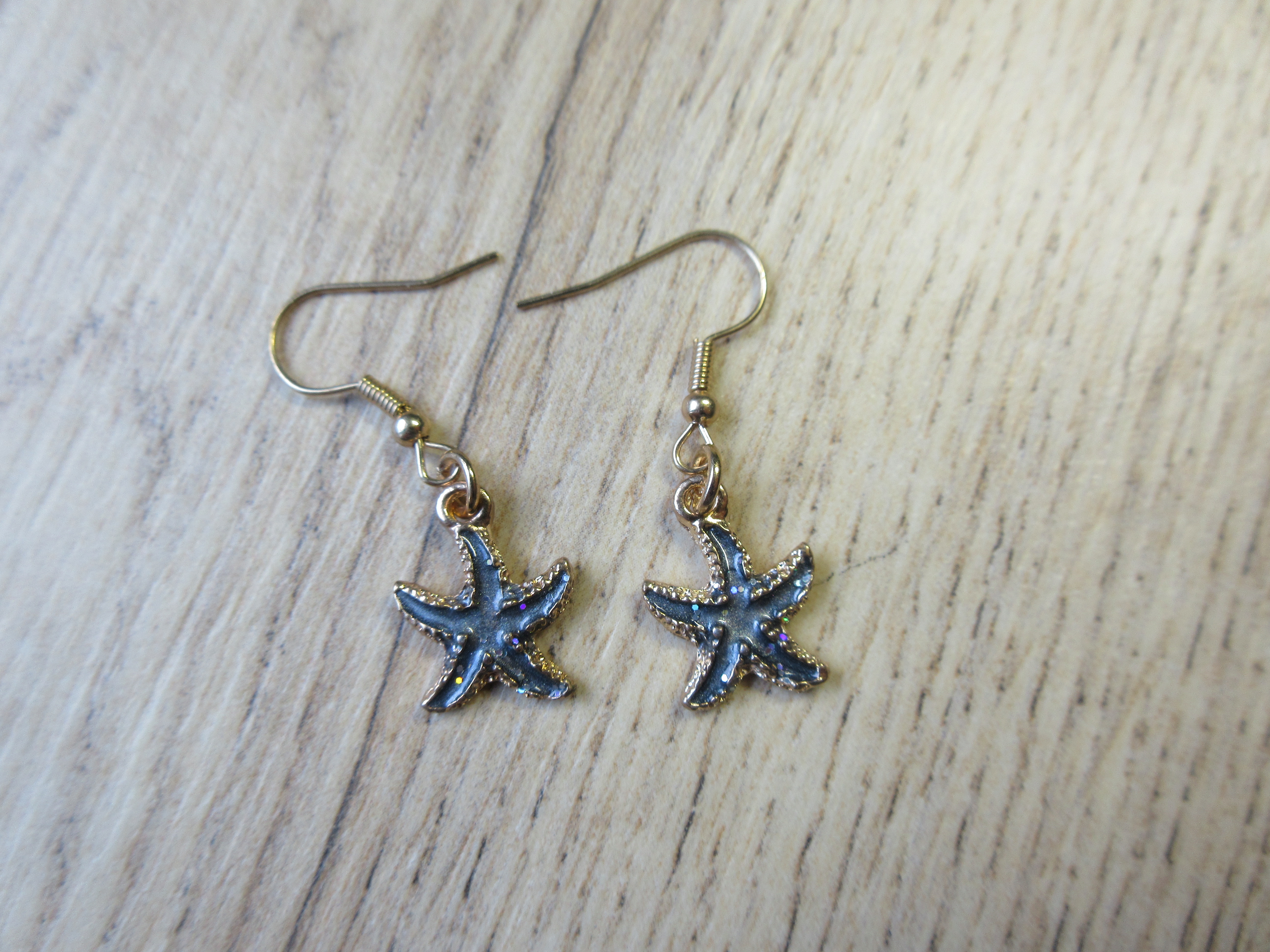 Zeester grijs met glitters