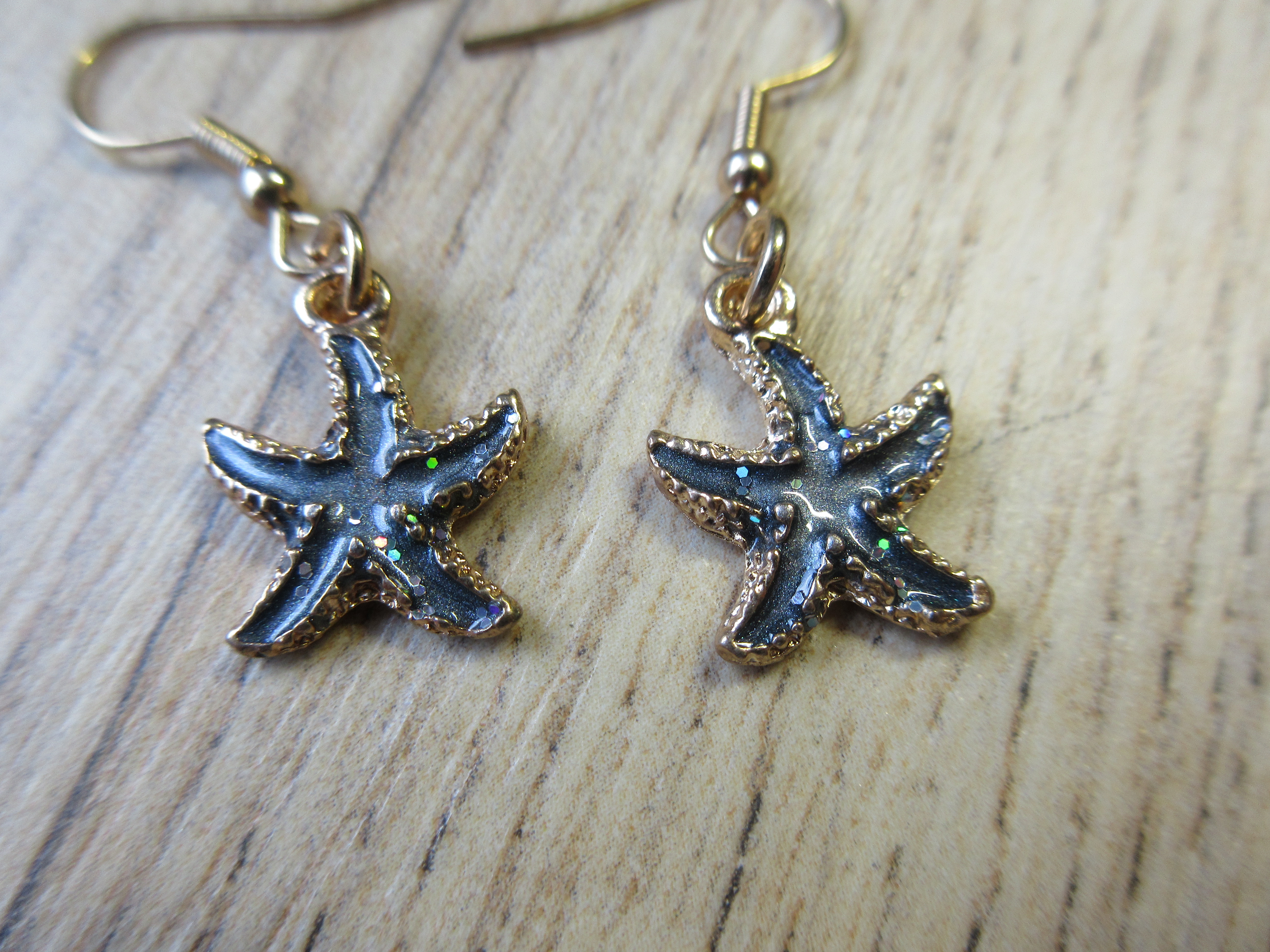 Zeester grijs met glitters