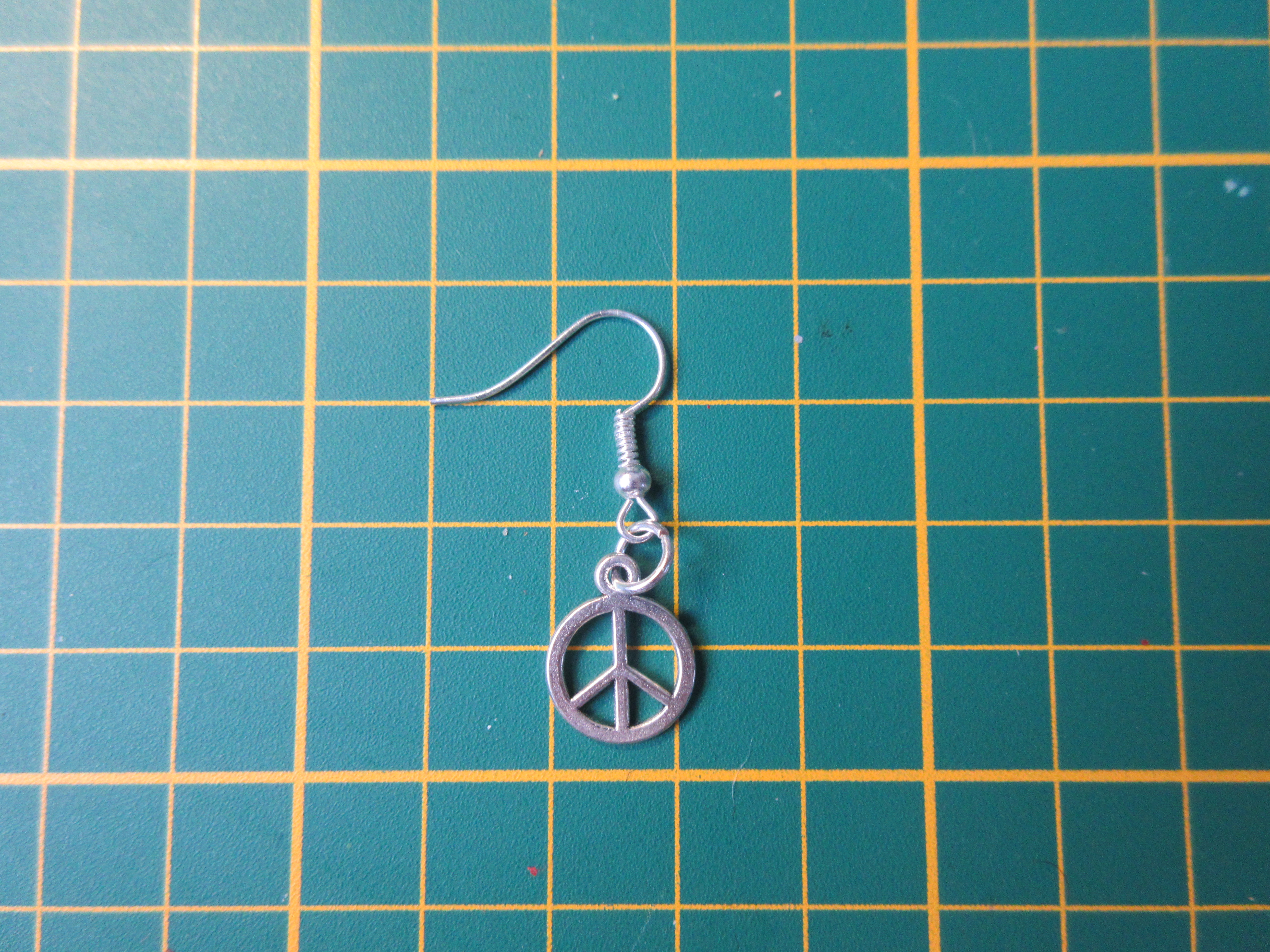 Peaceteken zilver
