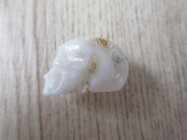 Schedel kwarts met insluitsels (#127)