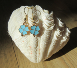 Klavertje vier blauw