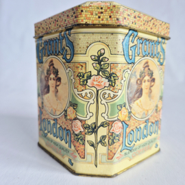 Art Nouveau Grants of London koffieblik