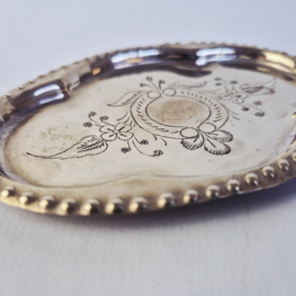 Vintage E.P.N.S verzilverd blaadje