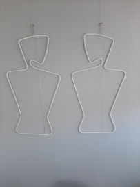 Jaren 80 paspop | Draadfiguur | etalagemateriaal