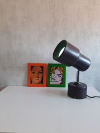 Wandlamp Philips, pop art stijl, grote jaren 70 spot, HPLRN