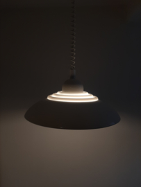 Space Age hanglamp, Knud Christensen, Deens design, UFO lamp