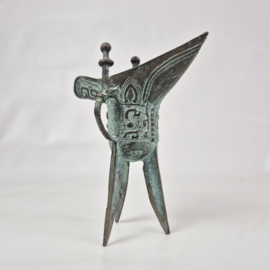 Antieke Chinese Jue uit de Shang- en Zhou dynastieën | Bronzen Jue voor rituelen