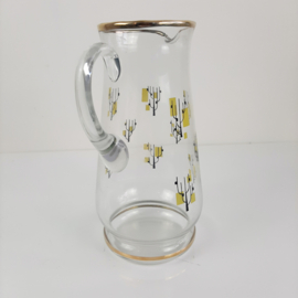 Vintage MCM glazen karaf