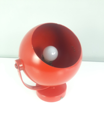 Grote eyeball wandlamp rood