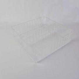Vintage acryl casettebandjes box