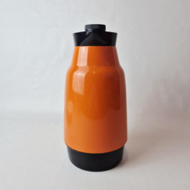 Vintage thermoskan oranje