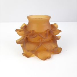 Tulip Amber kleurige glazen lampenkap