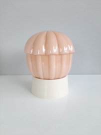 Thabur schroefbol, Art Deco plafondlamp in beige of roze