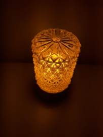 Vintage plafonniere | jaren 60 plafondlamp | Schroefbol 'Kristal 3'