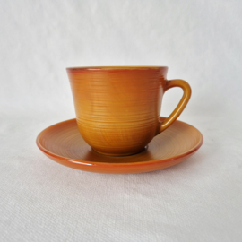 Set van 4 Arcopal France Volcan | Vintage koffie set