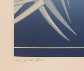 Originele zeefdruk Alfred Gockel 'Out of the blue' - Vintage kunstwerk