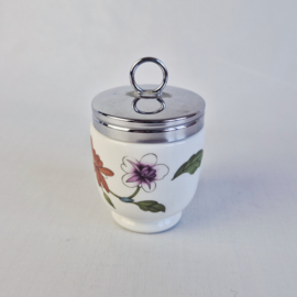 Royal Worcester eierkoker met 'Astley'-bloemenpatroon