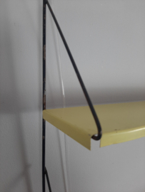 Jaren 60 Pilastro wandrek met 2 planken