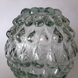 Jaren 60 Lampenkap Schroefbol Bubbelglas