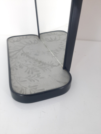 Vintage spiegel met planchet , jaren 60