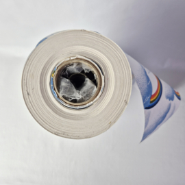 Grote rol vintage inpakpapier