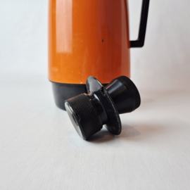 Vintage thermoskan oranje