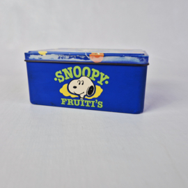 Vintage Snoopy Fruiti's blik