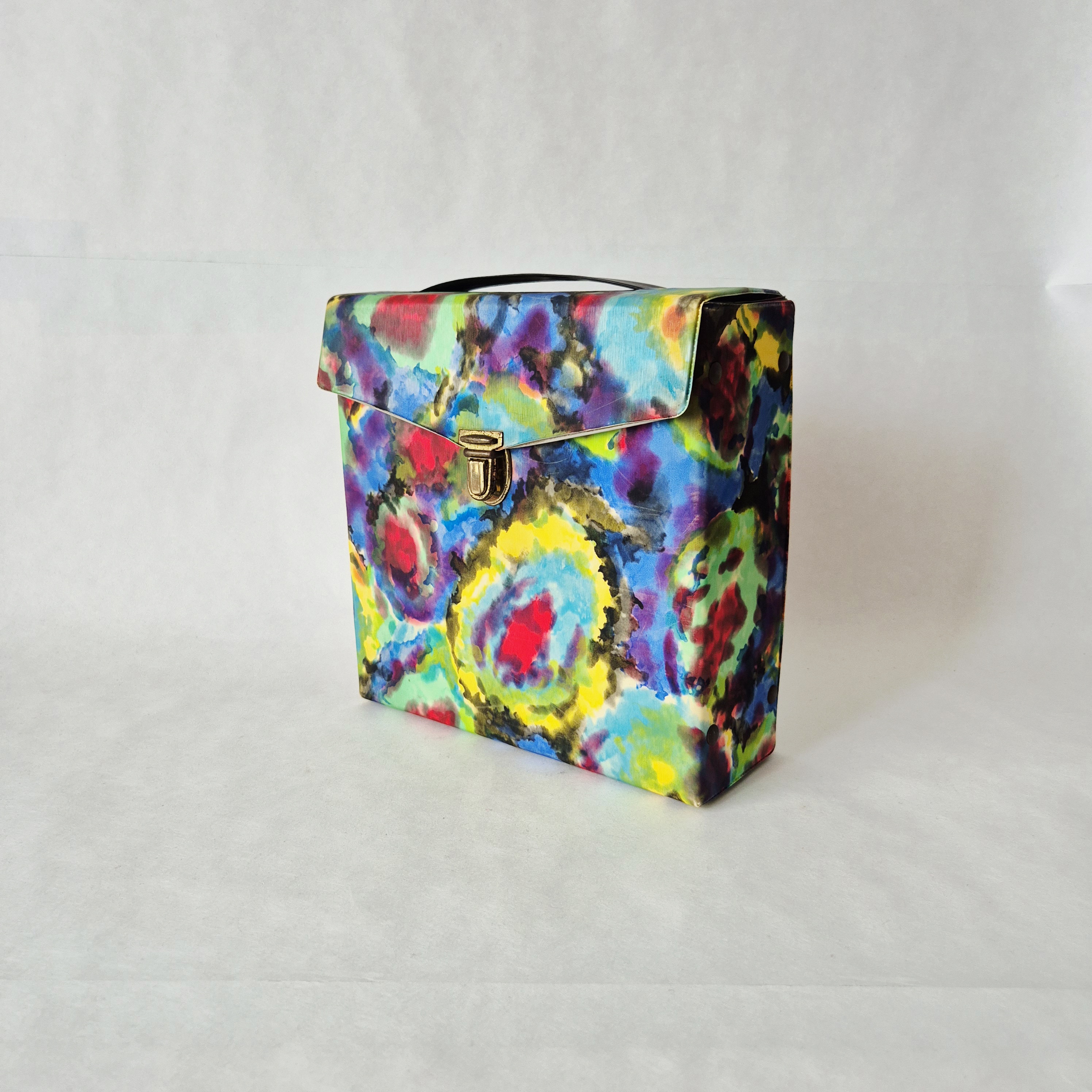 Singles koffer | Vintage jaren 70 koffer voor singles