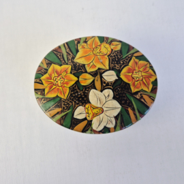 Vintage papiermaché doos | Kasjmir India