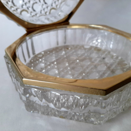 Kristallen sieradendoos | Juwelendoos Baccarat stijl | Franse loodkristallen doos