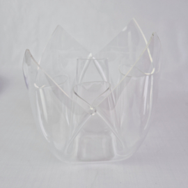 Lucite Zakdoekvaas | Vintage Acryl zakdoek vaas