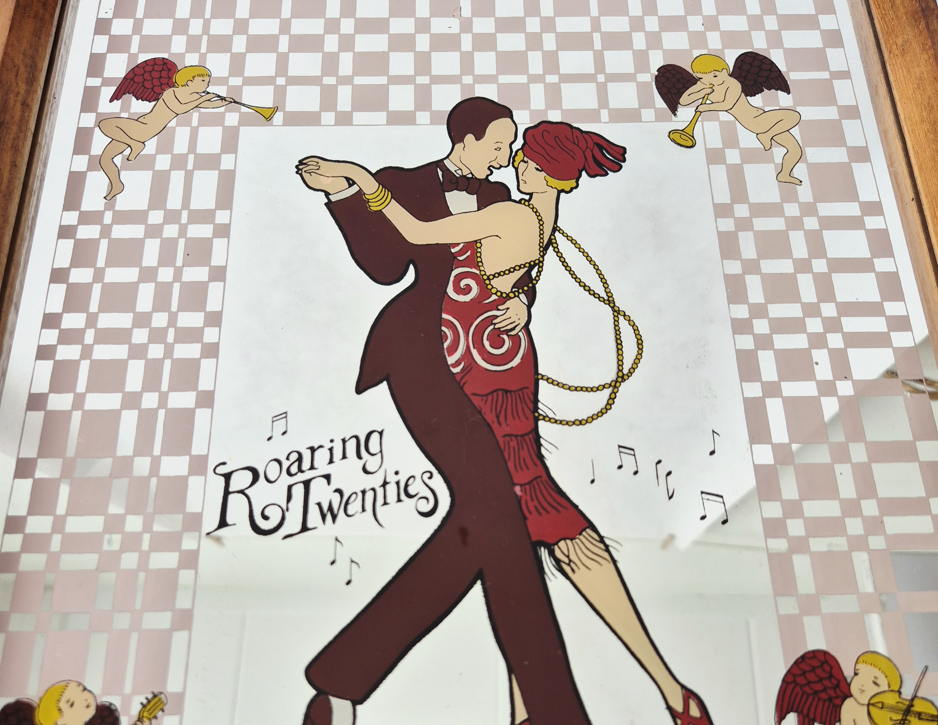Vintage spiegel Speakeasy Open | Reclamebord | Roaring twenties | Charleston dans