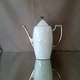 Porcelaines Limoges theekan, porseleinen kan, Frans porselein