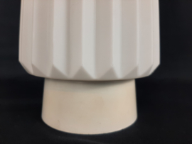 Plafondlamp Philips, plissé glas, in de stijl van Louis Kalff
