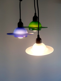 Vintage hanglampen Massive, space age, diverse kleuren