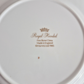 Royal Kendal porseleinen borden | Vintage Kerstservies