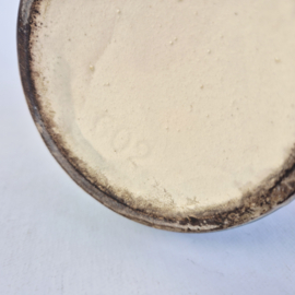 Pichet Barbotine | Vintage Franse Majolica Kan