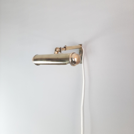 Vintage messing schilderijlamp | Wandlamp | Accentverlichting messing