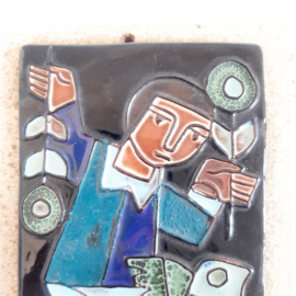 Keramische tegels Henk Potters| Jaren 70 | Kunsttegels