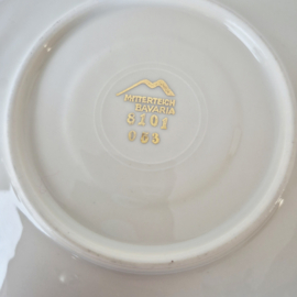 Set van 2 vintage Bavaria Mitterteich kop met schotels