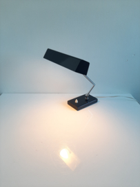 Vintage tafellamp, bureaulamp, leeslamp, jaren 70 lamp, HECA Edam Holland